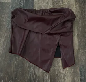 leather crop top thumbnail 1