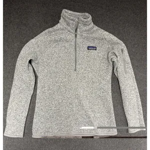 Better Sweater PATAGONIA 1/4 Zip‎ Fleece Lined Knit Heather Grey Small Gorpcore thumbnail 1