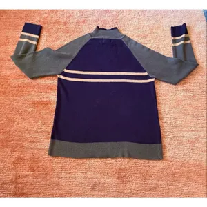 Catalina Colorblock Mock Neck Sweater Knit Pullover Women Size L thumbnail 6