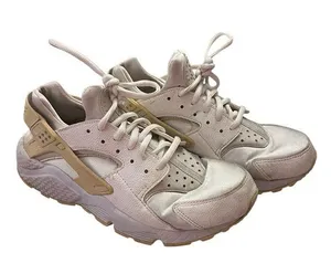 Nike Women’s Air Huarache Run White Combo 8.5 thumbnail 1