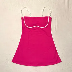 NWT Impressions Boutique Pink ALO Streamline Athletic TCEC Romper Dress size Small thumbnail 5