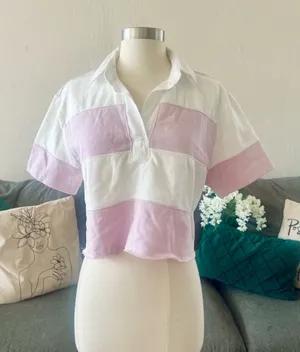 Abercrombie NWT Cropped Polo thumbnail 1