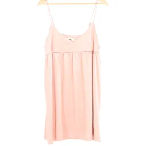 Things Between Mauve Pink Silky Slip Dress Empire Waist Mini L thumbnail 2