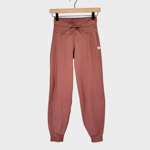 Vuori Womens Pants Pink Daily Jogger High Rise Stretch Running Hiking Yoga XS thumbnail 2