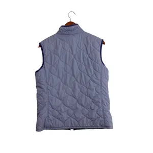 Patagonia‎ VTG Reversible Quilted Vest Womens L Purple Floral Full Zip 28485F4 thumbnail 2