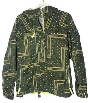 686 Geometric Print Women's Ski/Snowboarding Jacket Outdoor Snow Sport Sz XS thumbnail 1