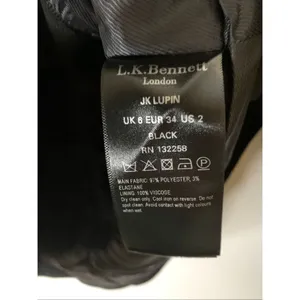 LK Bennett JK Lupin blazer jacket black women's size 2 NEW WITH TAGS thumbnail 5