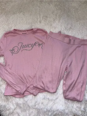 Juicy Couture Pink Two-Piece Pajama Set thumbnail 2