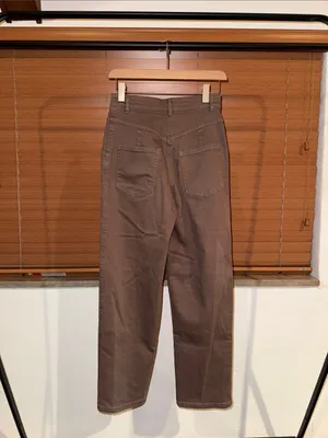 Wilfred Free by Aritiza Women’s High-Rise Straight Leg Jeans — Brown thumbnail 3
