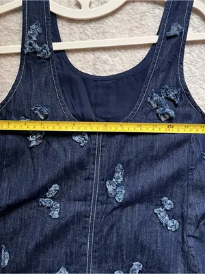 Anthropologie The Keiko Embroidered Denim Mini Dress by Maeve NWT Size: XXS thumbnail 12