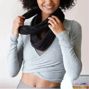 Beyond Yoga | NEW Hidden Pocket Infinity Scarf Lightweight Zipper Pocket thumbnail 6
