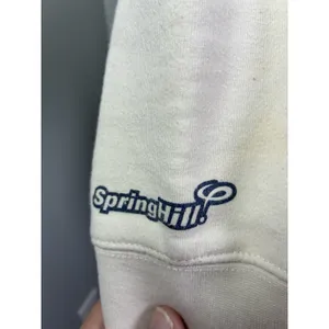 Independent Trading Co‎ Spring Hill Retro Graphic Hoodie Cream Womens XS thumbnail 4