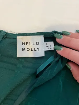 Hello Molly Forest Green Romper thumbnail 3