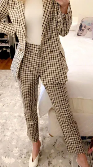Express Plaid Trousers thumbnail 1