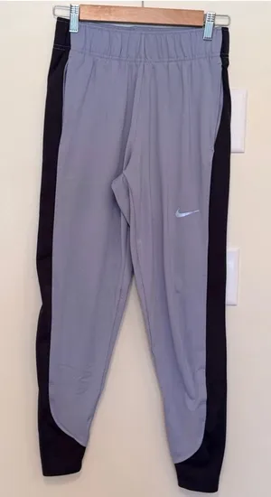 Nike purple regular rise therma fit running joggers thumbnail 1