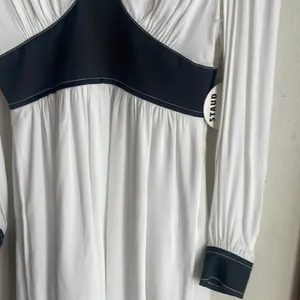 Staud Dolly Long-sleeve Dress White thumbnail 8