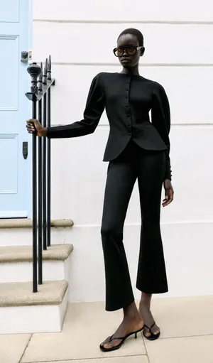 NWOT Zara Flared Trousers thumbnail 1