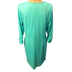 Judyp Dress XL Teal V-Neck 3/4 Sleeve thumbnail 7