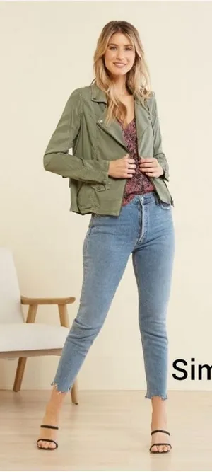 7 for All Mankind assymetrical moto M Bikercore jacket thumbnail 1