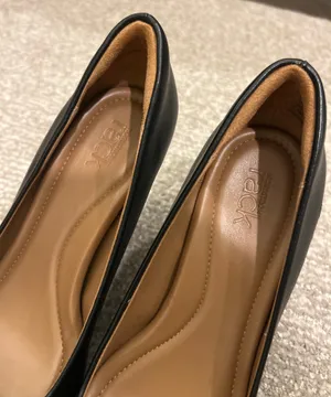 Nordstrom Rack Pointed Leather Black Heels thumbnail 2