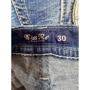 Miss Me Jeans Curvy Ankle Skinny Women's 30 Blue E3764VFA5 Horseshoe Western thumbnail 5
