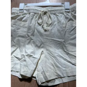 Universal Threads New Women’s Shorts Cotton Rayon Elastic Waistband Cream Large thumbnail 4