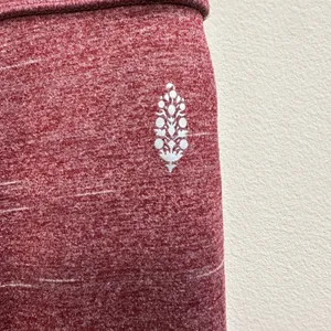 FP Movement Heathered Wine Ribbed Pink Colorblock Evolution‎ Leggings Sz Medium thumbnail 6