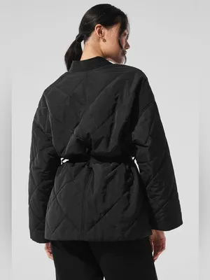 ALO Yoga Urbanite Wrap Puffer Jacket Size Medium thumbnail 2