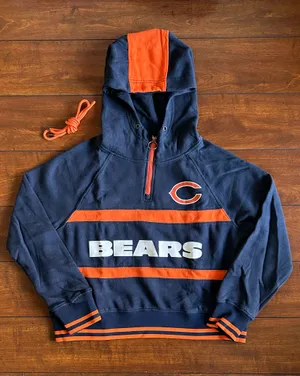 National Football League Team Apparel Bears Official Zip-up Hoodie thumbnail 1