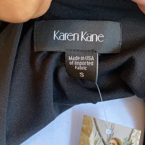 Karen Kane Black Bell Sleeve Cold Shoulder Dress thumbnail 6