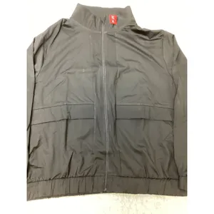Members Mark Womens Travel Jacket Black Full Zip Mock Neck XL Recycle Nylon NWOT thumbnail 2