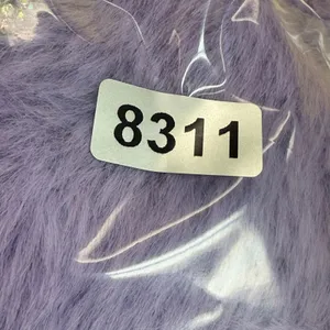 For Love‎ & Lemons Purple Fuzzy Daisy One Shoulder Mini Dress Small KSP23D101 thumbnail 10