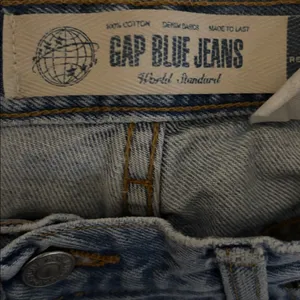 VTG Gap Blue Jeans No. 9 Reverse Fit RVS Sz 10/34 Light Wash High Rise Baggy Fit thumbnail 7