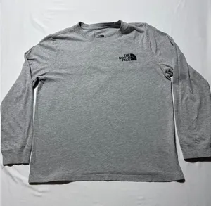 The North Face Women's Long Sleeve Tee - Classic Grey, Size: thumbnail 1