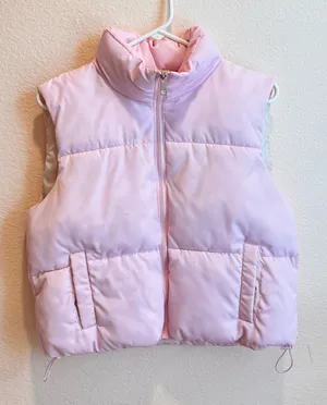 Light Pink Puffer Vest thumbnail 1