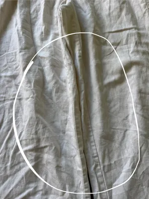 Madewell Cotton-Linen Pleated Wide-Leg Pants thumbnail 11