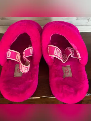 Ugg Fluff Yeah Slide in Bright Pink Women’s Size 5 thumbnail 5