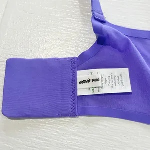 New Aerie SMOOTHEZ Mesh Unlined Underwire Balconette Bra Purple Size 34DDD thumbnail 11