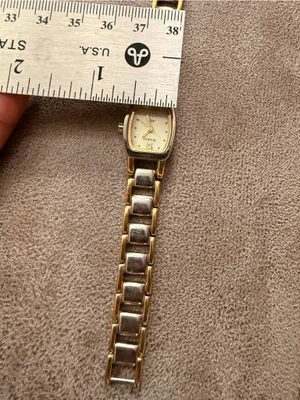 Armitron Women's Two-Tone Gold and Silver Bracelet Watch thumbnail 8