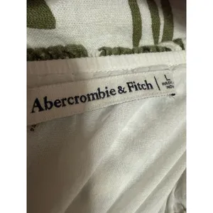 Abercrombie & Fitch Tropical Strappy Mini Tank Babydoll Flare A-Line Dress Sz L thumbnail 4