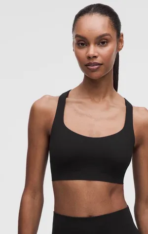 Glyder Black Scoop Neck Sports Bralette thumbnail 1