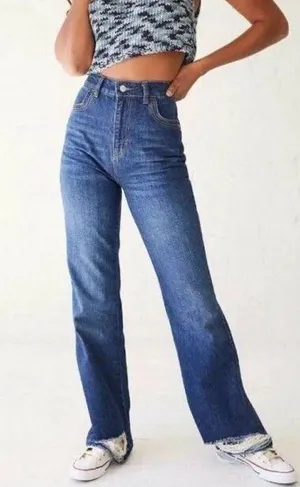 Free People Destroyed field Flare Jeans thumbnail 1
