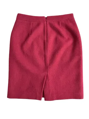 J. Crew Mercantile Double Serge Wool Pencil Skirt Women’s Size 2 Fall Winter thumbnail 4