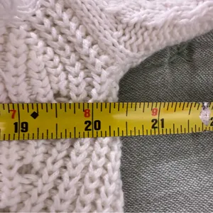 Anthropologie Revolve Cleobella White Knit Sweater Size XS Cottagecore thumbnail 5