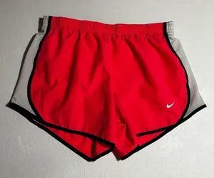 Nike Tempo Running Shorts | Red & Gray | Size Large thumbnail 1