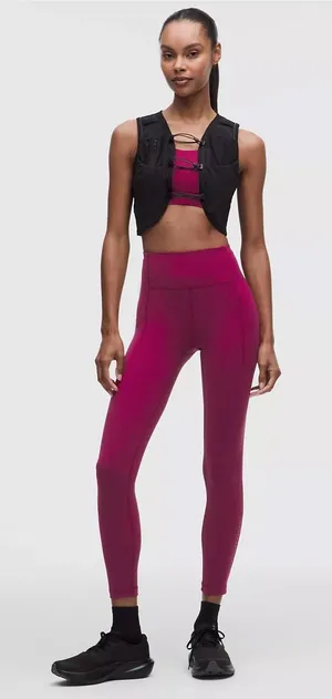 Lululemon Swift Speed High-Rise Tight 25" | Raspberry Rave thumbnail 1