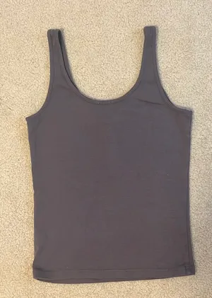 John Galt Brandy Melville Gray Button Tank thumbnail 3