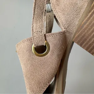Koolaburra by UGG NWOT Ortholite Suede Taupe Heeled Kaiah‎ Sandals Size 9 thumbnail 8