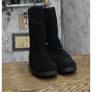 Universal Thread Womens Sarah Suede Shearling Winter Boots 91467407 Black 6M thumbnail 3
