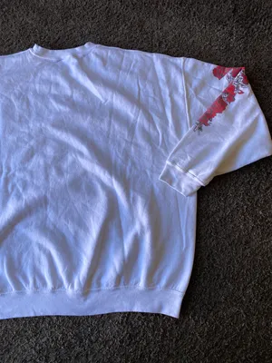 Junkfood Grateful Dead Roses White Sweatshirt XL thumbnail 4